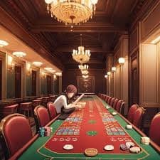 k74mmk Live Dealer Baccarat ဂိမ်းကစားနေသောမြင်ကွင်း
